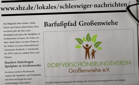 Barfußpfad in Großenwiehe