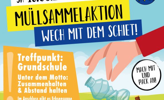 Flyer Müllsammelaktion 18. September 2021