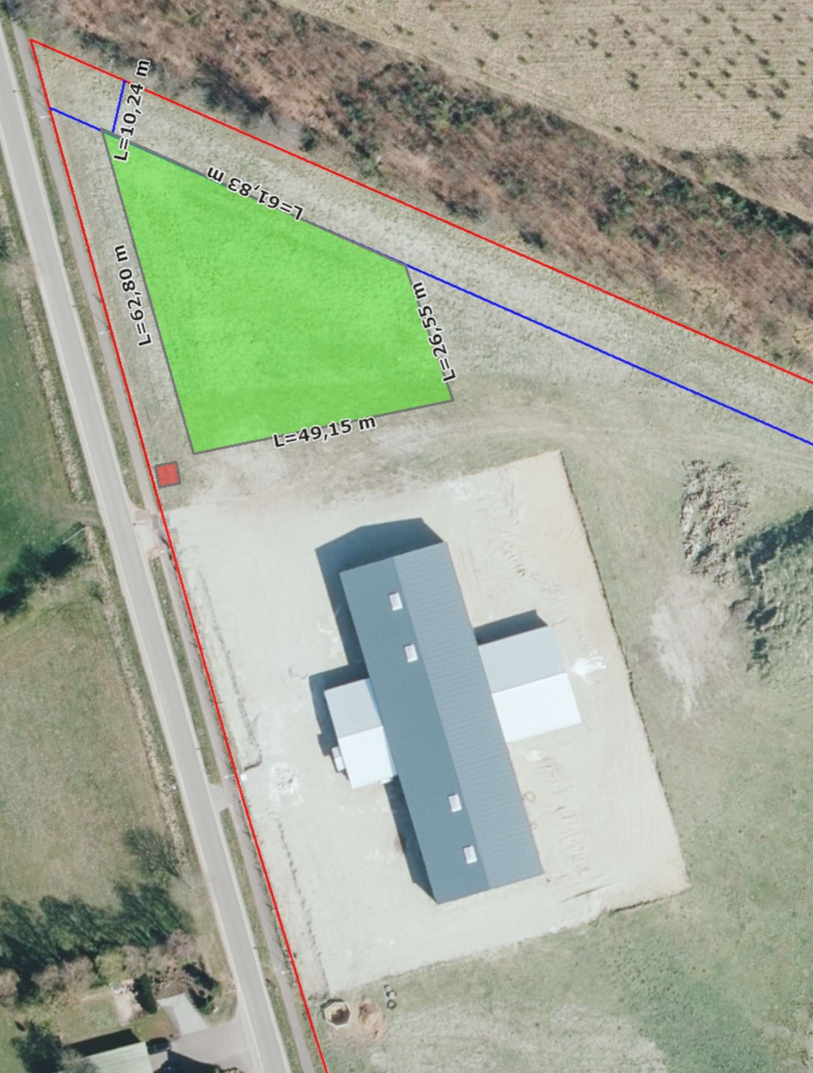 Lageplan Obstbaumwiese Feuerwehr Grossenwiehe