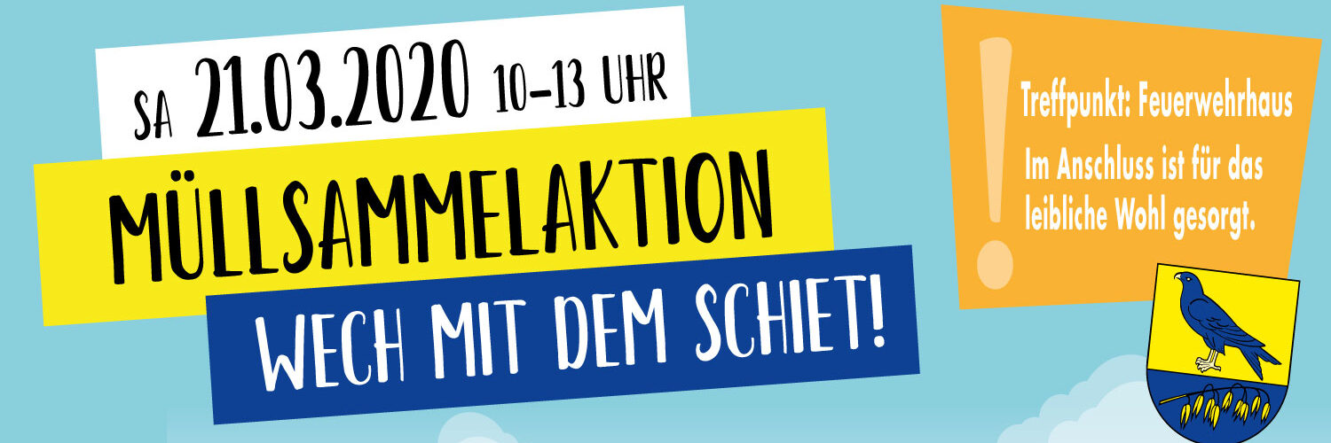 Müllsammelaktion 21. März 2020