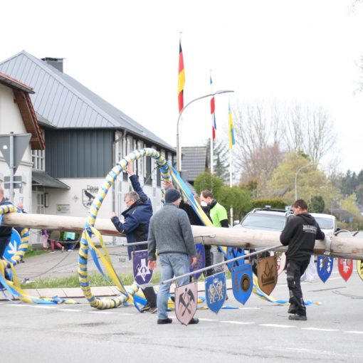 Maibaum aufstellen 2021