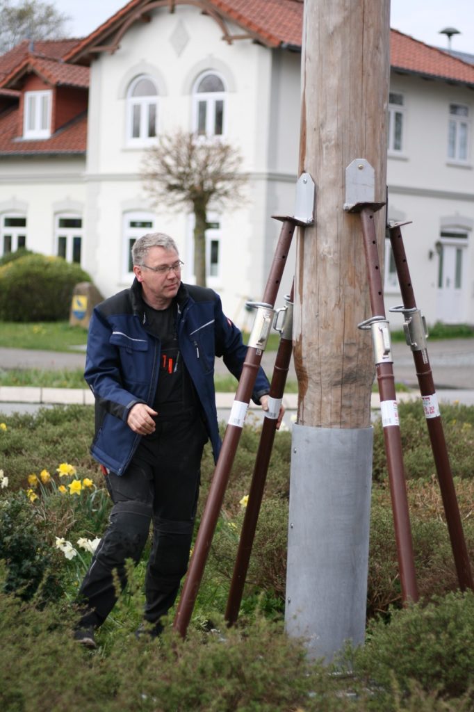 Maibaum aufstellen 2021